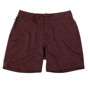 Ten Thousand Foundation Shorts Men's Small Burgundy Drawstring 7 Inseam